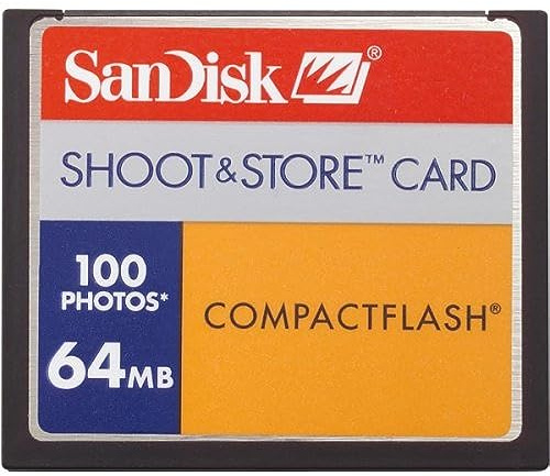 SanDisk Shoot & Store CompactFlash 64MB.