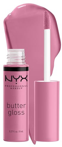 NYX PROFESSIONAL MAKEUP Butter Gloss, Non-Sticky Lip Gloss - Eclair (Pink)