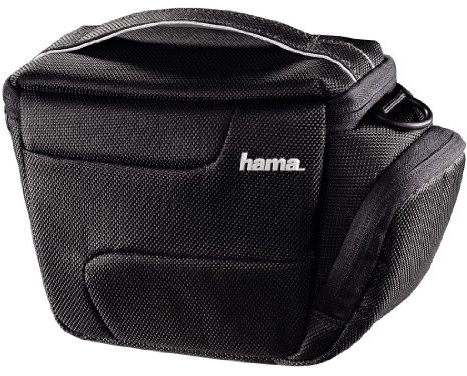 Hama Reise-Kameratasche für eine kompakte Systemkamera mit Zwei Objektiven, Seattle 110, Schwarz