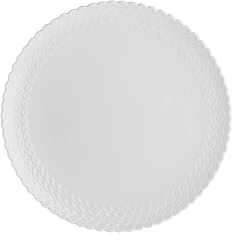 La Porcellana P002800001 Bianca - Plato llano (26 cm), color blanco