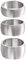 meditoys · Ring aus Edelstahl für Damen und Herren · Bandring 10 mm breit · Silber matt/Gebürstet Größe: 58 (18.5)