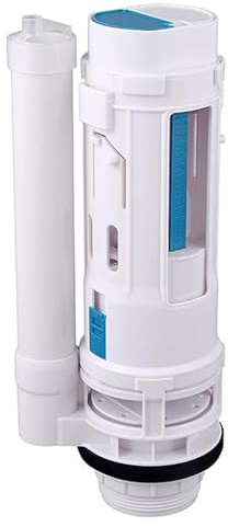 Toilet Drain Valve Double Button, Toilet Flush Buttons Dual Flush Water Saving Chrome for Ideal Cistern Tank