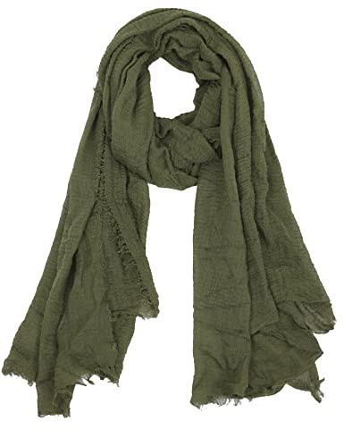 Van Der Rich ® - Schal mit fein gekreppter Oberfläche für Damen und Herren