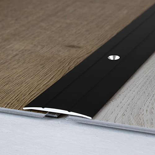 Profilo di transizione | alluminio | bronzo scuro | larghezza 38 mm | altezza 1,8 mm | lunghezza 900 mm | forato | guida di transizione | 1 pezzo