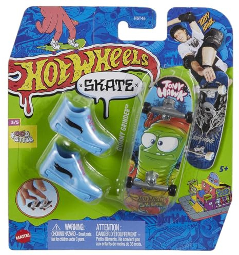 Hot Wheels Mini Skateboard with Shoes 10 cm - Assorted Models