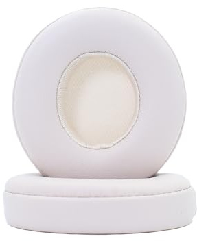 Replacement Ear Pads Compatible with Beats Solo 2.0 Solo 3.0 Wireless Headphones Soft Comfort Protein Leather Memory Foam Resilient（Pink）