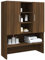 Festnight Mobile Lavatrice, Mobile sopra Lavatrice Salvaspazio, Mobile Bagno Lavatrice Rovere Marrone 70,5x25,5x90 cm