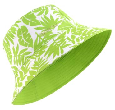 Zylioo M-XXL Fischerhut Bunt Herren Damen für Großen Kopf,Reversibel Anglerhut Blumen Druck,Outdoor Hut Sonnenhut Größe 57-63cm
