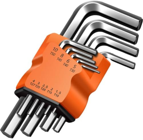 Vobumix Ball End Key Set Wrench Set Allen Torx Wrench Key Metric, L-key for Bike Motorcycle Repair Furniture Assembly Household Diy