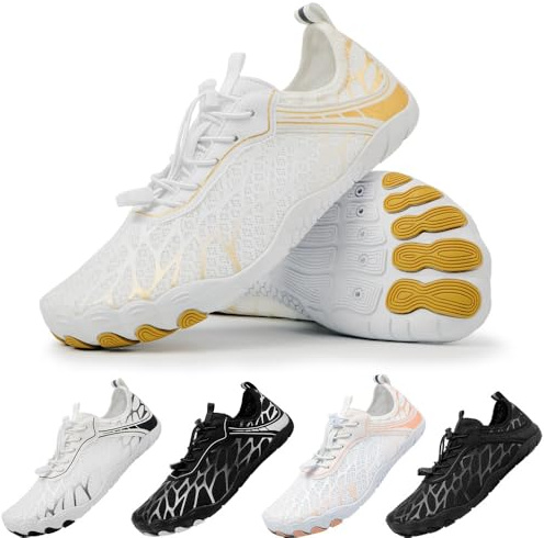 Chaussures D'eau Femmes Chaussures de Bain Hommes Chaussures Aquatiques | Chaussures de Plage Surf à Séchage Rapide D'été Chaussures Pieds Nus pour Unisexe 36-46