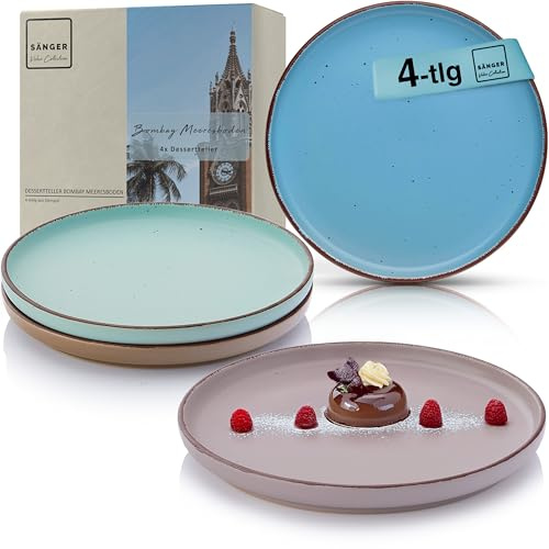 Sänger Bombay Meeresboden Dessertteller 4 teilig, Steingut