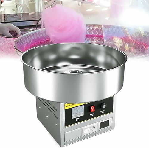 VYUJHNBG Macchina per Zucchero Filato Commerciale, Macchina per Zucchero Filato Professionale, Macchina elettrica per Zucchero Filato per Feste di Compleanno