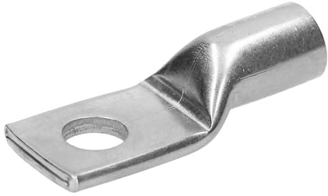 Kalitec 10x Capicorda Tubolare 50 mm² M8 in Acciaio Inox V4A per Cavi