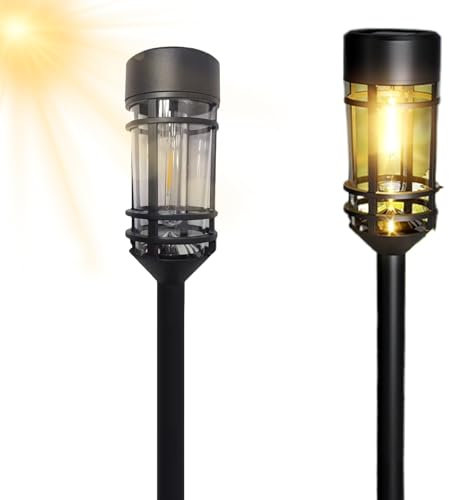 Luci del percorso solare, percorso luci | Luci a energia solare per il percorso | Lampada di a contazione del giardino decorativa per patio, prati, cortile, percorsi