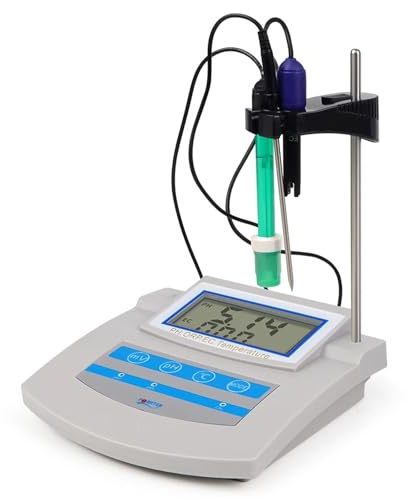 Wassertester, 6-in-1-Wasserqualitätstester, digitaler PH-, ORP-, TDS-, EC-, CF-Temp-Tischmonitor for Schwimmbad, Aquarium, Labor