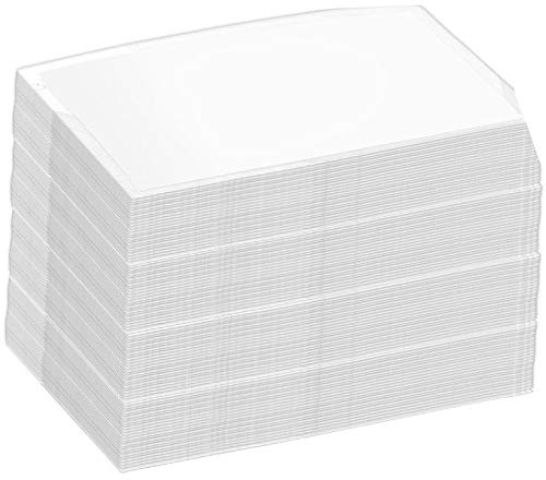 General Office Laminierfolientaschen: 100 Visitenkarten-Laminiertaschen, Stärke 125mic (Super-Sparpack) (Heißlaminier-Folientaschen, Laminierhülle, Tasche)