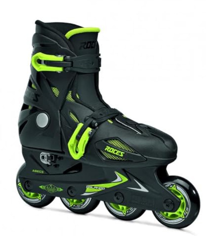 Roces Barn inline-skridskor Orlando 3, svart-lime, 36–40, 400687