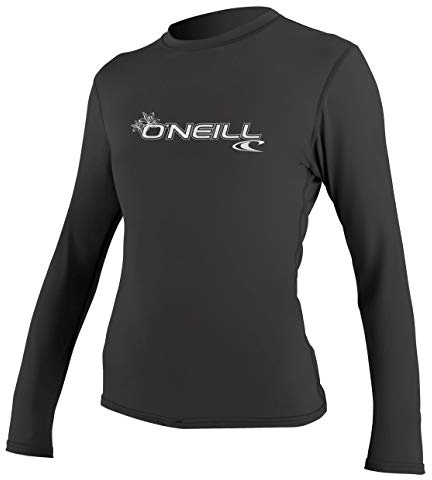 O'Neill Wetsuits Damen WMS Basic Skins L/S Rash Tee Vest, Schwarz, M