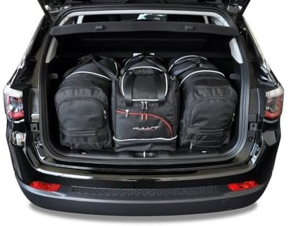 KJUST Dedizierte Autotaschen 4 stk kompatibel mit JEEP COMPASS II (MP/522) 2017+