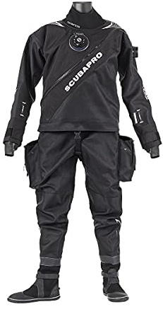 SCUBAPRO Definition Dry HD Cag. F. L Atemregler für Kaltwasser, Uni, Erwachsene, Schwarz, L