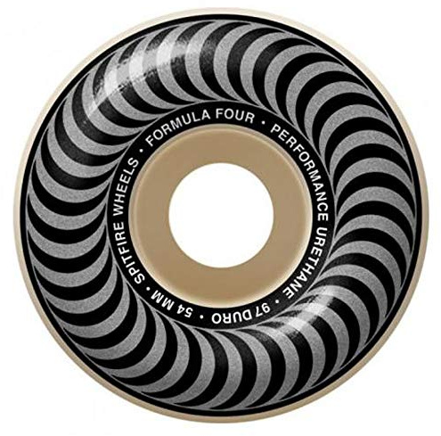 Spitfire Formula Four Classics 99 Skateboard, Silber, 54 mm