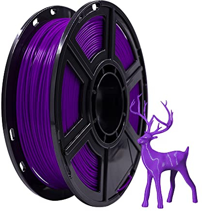 Flashforge PLA 3D Printing Filament 1.75mm 0.5KG/Roll,Dimensional Accuracy +/- 0.02mm, Fit Most FDM Printer (Purple)