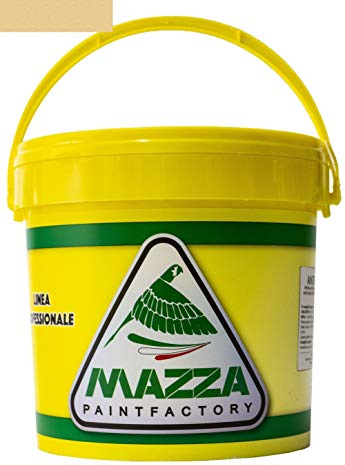 MAZZA Pittura per Interni Lavabile Acrilica Lt 14 Per Muri Interni Ed Esterni Bianca e Colorata Colorificio (Savana3 Mz1168)