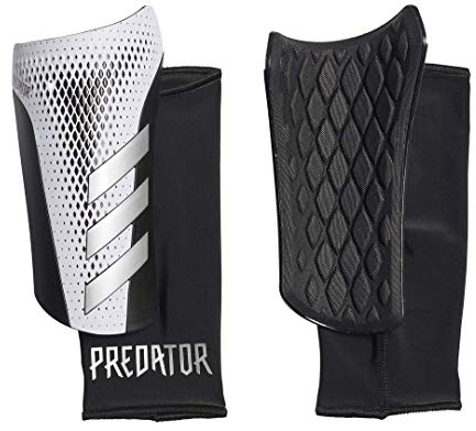 Adidas Predator Sg Lge Mens Shinguards White/Silvermet/Black L