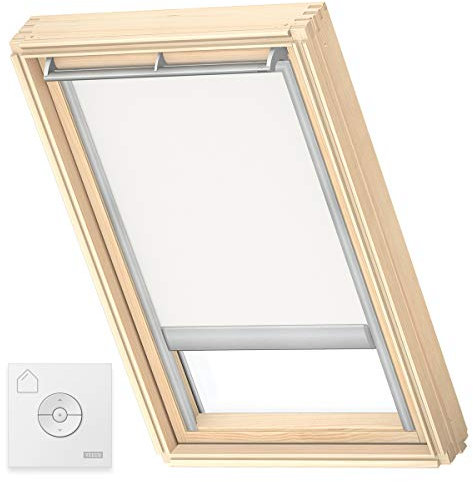 VELUX Original Solar-Verdunkelungsrollo, SK08, Weiß, Weiße Seitenschienen, Vorherige Version