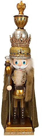36-Inch Hollywood Gold King Nutcracker