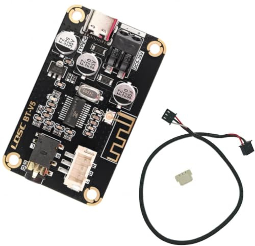 JZK Module Bluetooth CC 5-35 V, carte MP3 et récepteur audio stéréo sans fil, haut-parleur