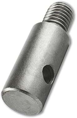 WERHE M14 Adapter für Erdbohrer, Rührwerksadapter aus Hartstahl für Garten | Kompatibel mit Bohrmaschinen von Bosch, Makita, Einhell, für Zäune, Pfosten und Bäume, 6 x 2 x 2 cm, 100 g, rostfrei