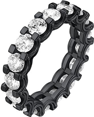 FindChic Cubic Zirkonia Ring Damen Herren aus Kupfer