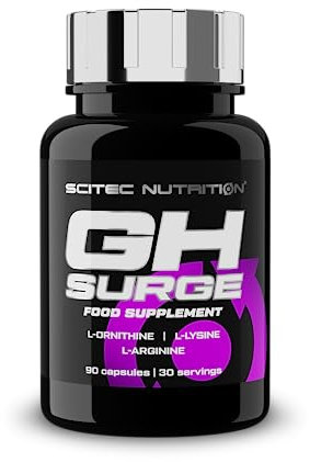 Scitec Nutrition GH Surge, L-Arginine, L-Ornithine and L-Lysine containing Food Supplement Capsules, 90 Capsules