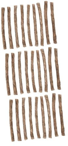 BESPORTBLE 60pcs Grill Accessories Fireproof Picnic Rope Waxed Jute Tube Wick for Easy Ignition for Camping