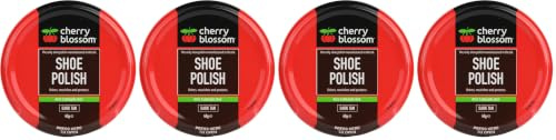 Cherry Blossom Shoe Polish Dark Tan 40g