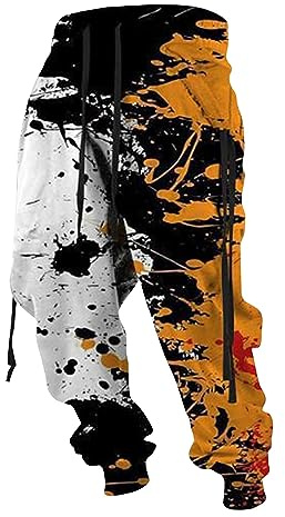 FeiBeauty Cargohose Herren Baggy Laufhose Lang Business Hose Cargo Hosen Männer Shorts Jeans Jogginghose Für Leggins Sport Haremshosen
