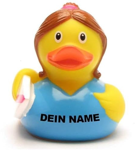 DUCKSHOP Badeenten - personalisierbar (Ente Surfer Girl)