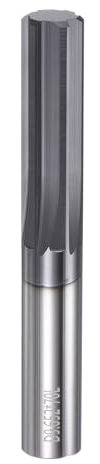 HARFINGTON Hartmetall-Reibahle, 9,65 mm Durchmesser, gerader Schaft, Maschinen-Reibahle für Metall und Drehmaschinen, CNC-Bearbeitungszentren, Schwarz