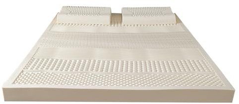 TFDRSEXVD Matratze aus 100% Naturlatex, Kompression und Keine Verformung, Belüftung der Wabenporen, weich und bequem, Latexmatratze,80x200cm(31x79in)