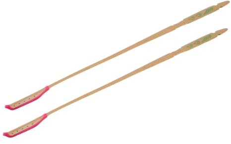 Professionelles Yangqin Werkzeug Hackbrettschlägel 2 Stück Bambus | Elastische Stöcke, Elegantes Design mit Traubenmuster, Zuverlässiges Spielgefühl
