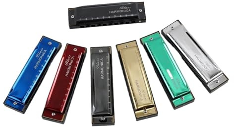 Diatonisches Blues Mundharmonika Set Mit 7 Tonarten Und 10 Löchern Geeignet Für Auftritte Von Erwachsenen