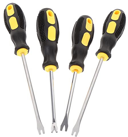 Artibetter 4pièces Arrache Agrafe Tapissier Outil Extracteur Clous Manuel Pour Bricolage Sols Murs Appareils