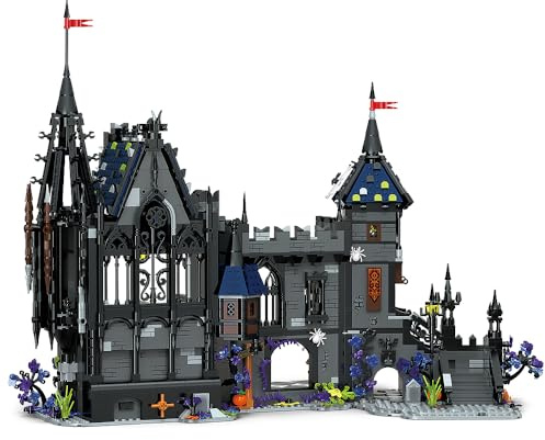 DUANT JD099 Dracula Schloss Klemmbausteine Bausatz, 3007 Stück gotischer Stil MOC modulare Haus Bausteine Modell Set, Bauspielzeug Geschenk für Schloss Enthusiasten und Erwachsene