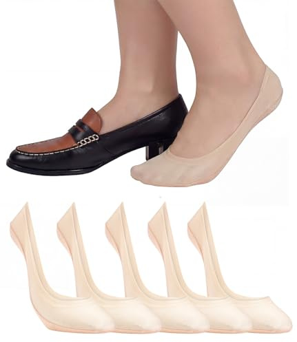 Sperry Women’s No Show Socks, Laser Cut Ultra Low Cut Liner Sock, 360° Non-Slip Gripper, Invisible Liners for Flats