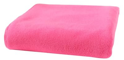 Mikrofaserhandtücher 30x70cm aus Mikrofaser für Haare, Baden, Auto | Wasseraufnahme, Schnell Trocknend, Weich Hautfreundlich, Rosa, Mehrzweck Reinigung für Gesicht und Auto