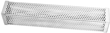 ROMISBABA Tubo Ahumador Cuadrado de Acero Inoxidable para Pellets Herramientas BBQ Portátiles Compatible con Parrillas de Gas y Eléctricas Accesorios para Barbacoa