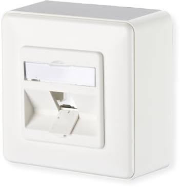 METZ CONNECT Modul Anschlussdose AP, 1 Port unbestückt reinweiß