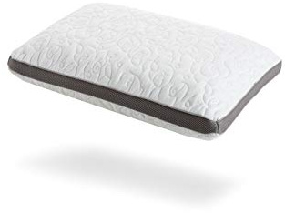 Perfect Cloud Double Airflow Ventilated Memory Foam Bed Pillow for Sleeping - 5.5-inch Breathable Cooling Medium-Loft (Standard)
