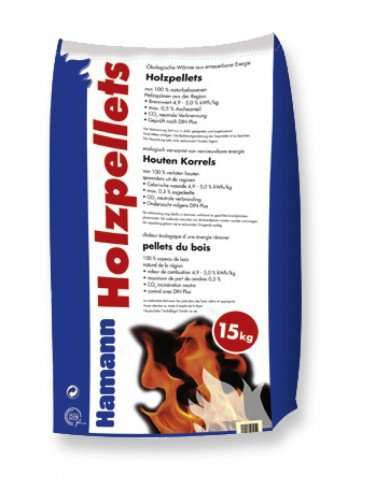 Holzpellets 6mm 15kg - Kaminpellets Heiz Pellet - ohne Bindemittel & chemischen Zusätzen